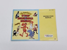 Adventures of Rocky and Bullwinkle and Friends Nintendo NES Box and Manual Only