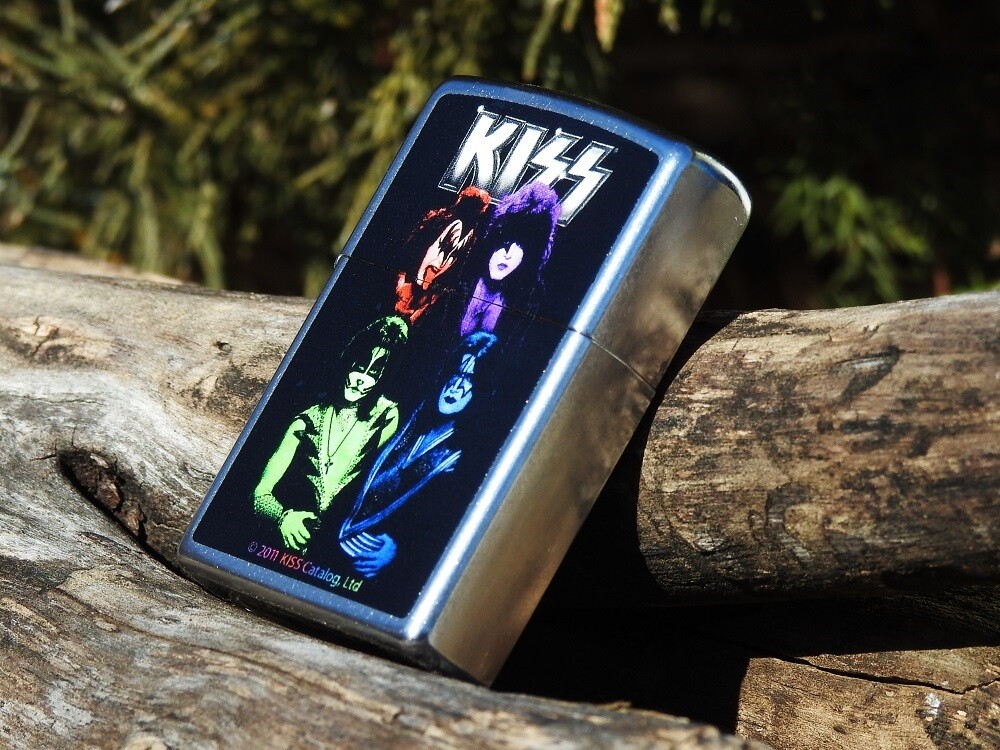Zippo Lighter - KISS - Paul Stanley - Gene Simmons - Rock