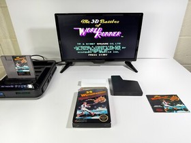 3-D WorldRunner (Nintendo NES, 1987) Tested, with box and manual, No 3D glasses