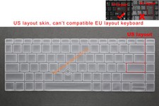 US Keyboard Skin Cover for HP 14"inch EliteBook 840 G7 845 G7 / 840 G8 845 G8