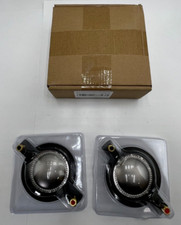 Box of 2 Voice Coil Diaphragm Tweeter Silver Black