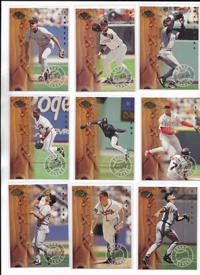 1995 Leaf GREAT GLOVES Pick-A-CARD Boggs Galarraga Grissom Lofton Larkin Ripken
