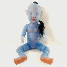Avatar Reborn Female Baby Doll Hand Painted Lifelike Newborn 12  , Glows EUC.
