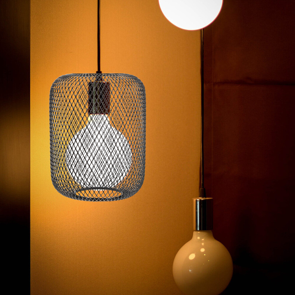 1PC Light Bulb Cage Guard Industrial Pendant Light Shade Vintage