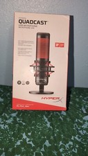 New HyperX QuadCast USB Condenser Gaming Microphone for PC PS4 Mac HX-MICQC-BK