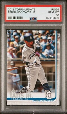 2019 Topps Update Rookie Debut Fernando Tatis Jr #US56 PSA 10 GEM