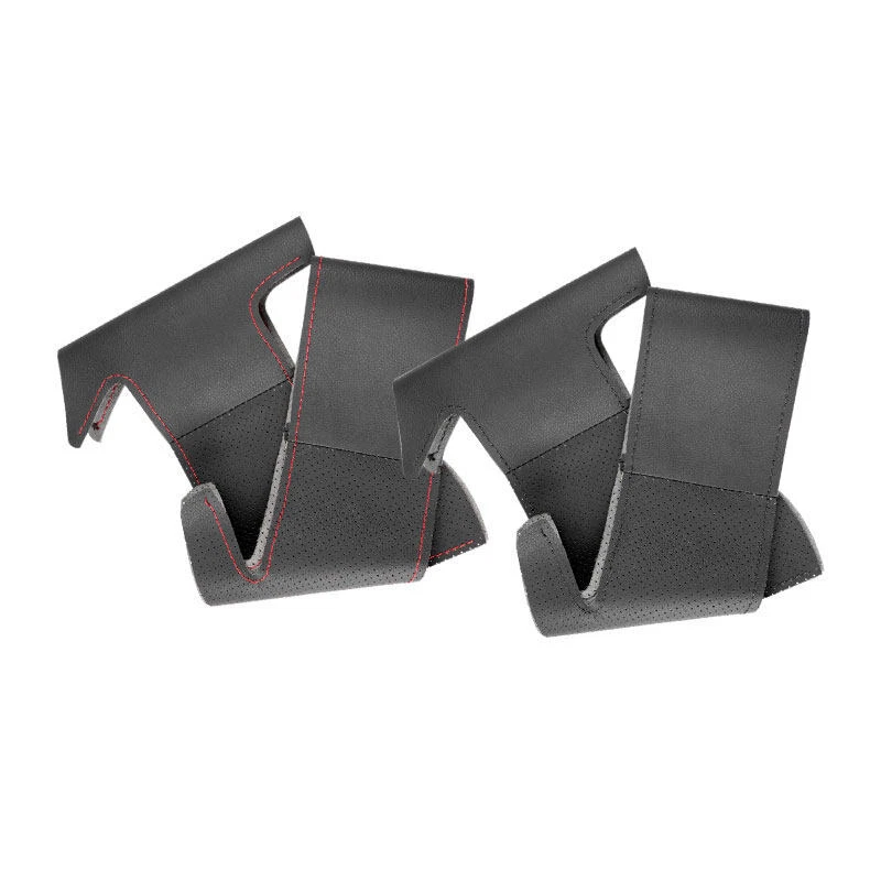 Hágalo usted mismo Cubierta de volante de empalme de cuero para Kia Rio Rio5 2006-2009 Hyundai Getz Foto 3 de 4