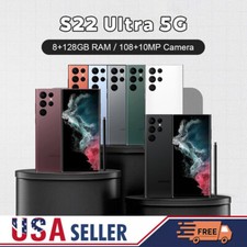 NEW SEALED Samsung Galaxy S22 Ultra 5G S908U 128GB 256GB 512GB Factory Unlocked