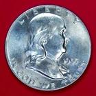 1955 FRANKLIN HALF DOLLAR SILVER PHILADELPHIA MINT UNCIRCULATED