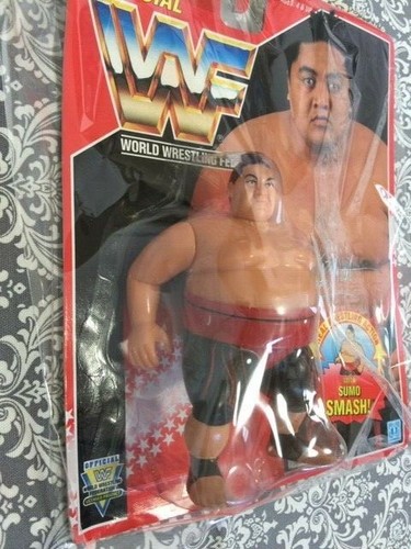 WWF 1994 Version Figure Yokozuna #1 Red/US Card Ve...