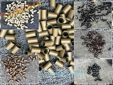 1000PC Extension 6mm Copper Tube Beads Micro Link Rings for Hair Extension