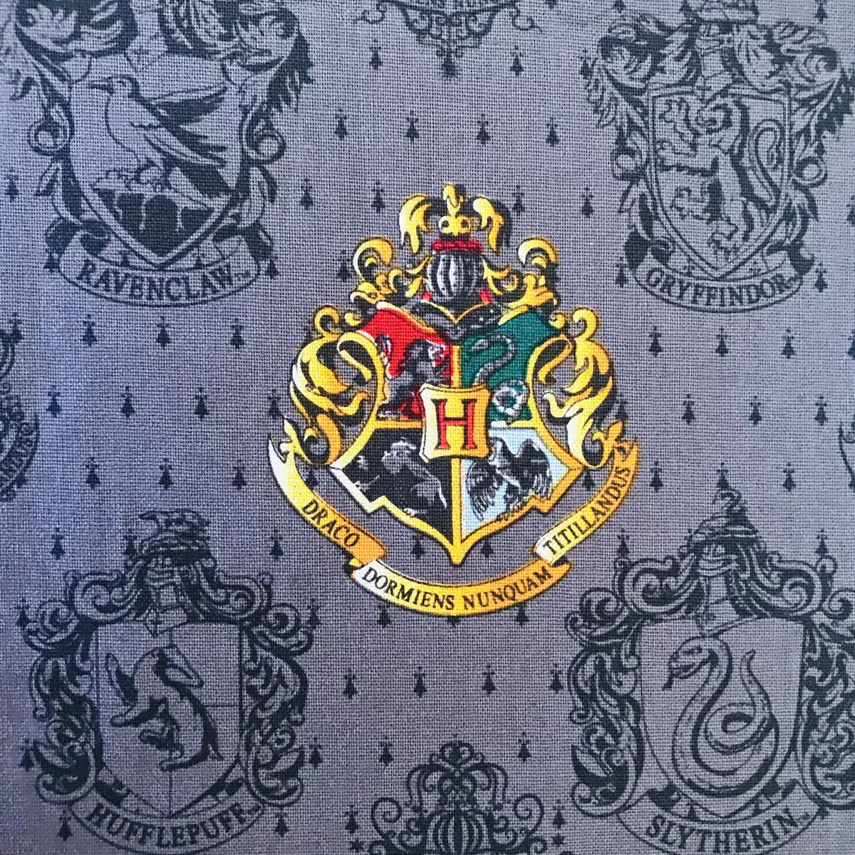 Ravenclaw House Crest Fabric Harry Potter Fabric Print 100% 