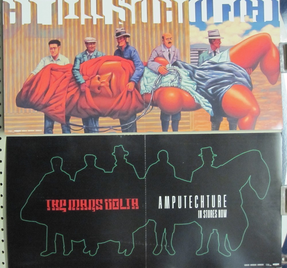 The Mars Volta 2006 Amputechture 2 Sided Promotional Poster Mint