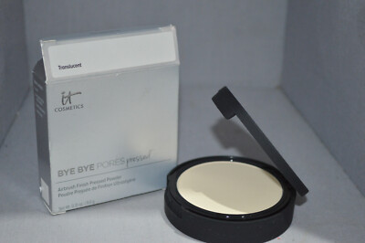 IT Cosmetics Bye Bye Pores Pressed Powder Translucent .31oz New Boxed