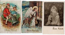 3 cartoline auguri "Buon Natale" - FP - 2 VG 1929 / 1 VG 1936