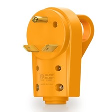 125V 30AMP RV Receptacle Plug Male Power Cord End Replacement Electrical Plug RV
