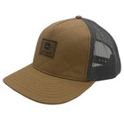John Deere LP83268-JD Quilted Canvas Cap/Hat w/Leather Patch Brown/Charcoal