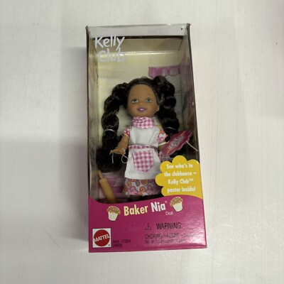 Baker Nia doll with rolling pin & oven mitt, Kelly Club 1999 NIB