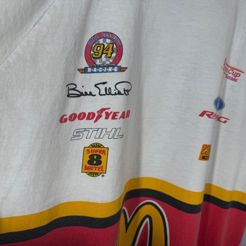 Vtg 1999 NASCAR Bill Elliot McDonald’s Snap On Shirt #94 Pit Crew XL AOP RARE - Picture 5 of 12