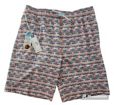  59.50 Southern Tide Boy's School of Fish Print Swim Trunks Size XL