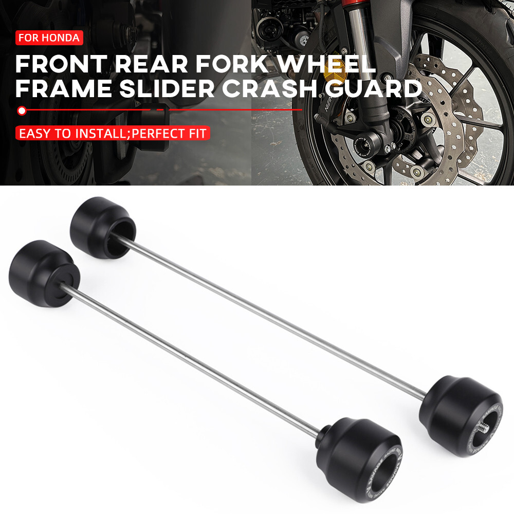 Front Rear Fork Wheel Frame Slider Crash Guard For HONDA