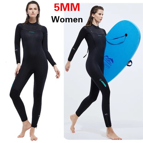 Premium 3MM/5MM Neoprene Wetsuit Men Women for Deep Scuba Diving Snorkeling - Picture 26 of 36