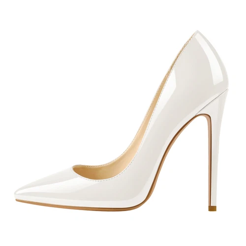 Sexy Damen-Stiletto-High-Heels spitz zulaufend Büro OL Arbeit eleganter Schuh Übergröße - Bild 12 von 50