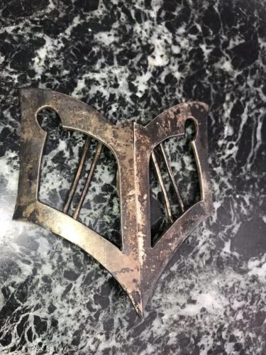 Victorian Women vintage de prata esterlina Fivelas de Cinto