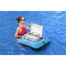 Cooler Float Inflatable for 10qt - 28qt Capacity 32-in x 26-in Blue H2O GO 