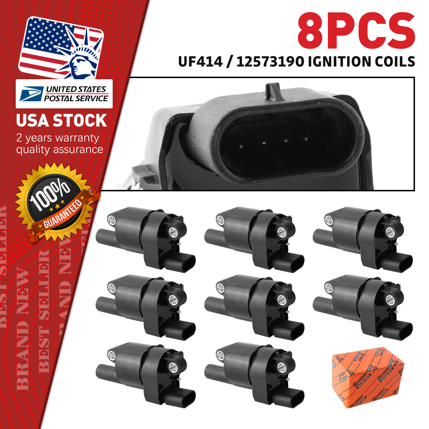 UF414 High Performance 8X Ignition Coil for GMC Chevy Silverado 1500 Tahoe