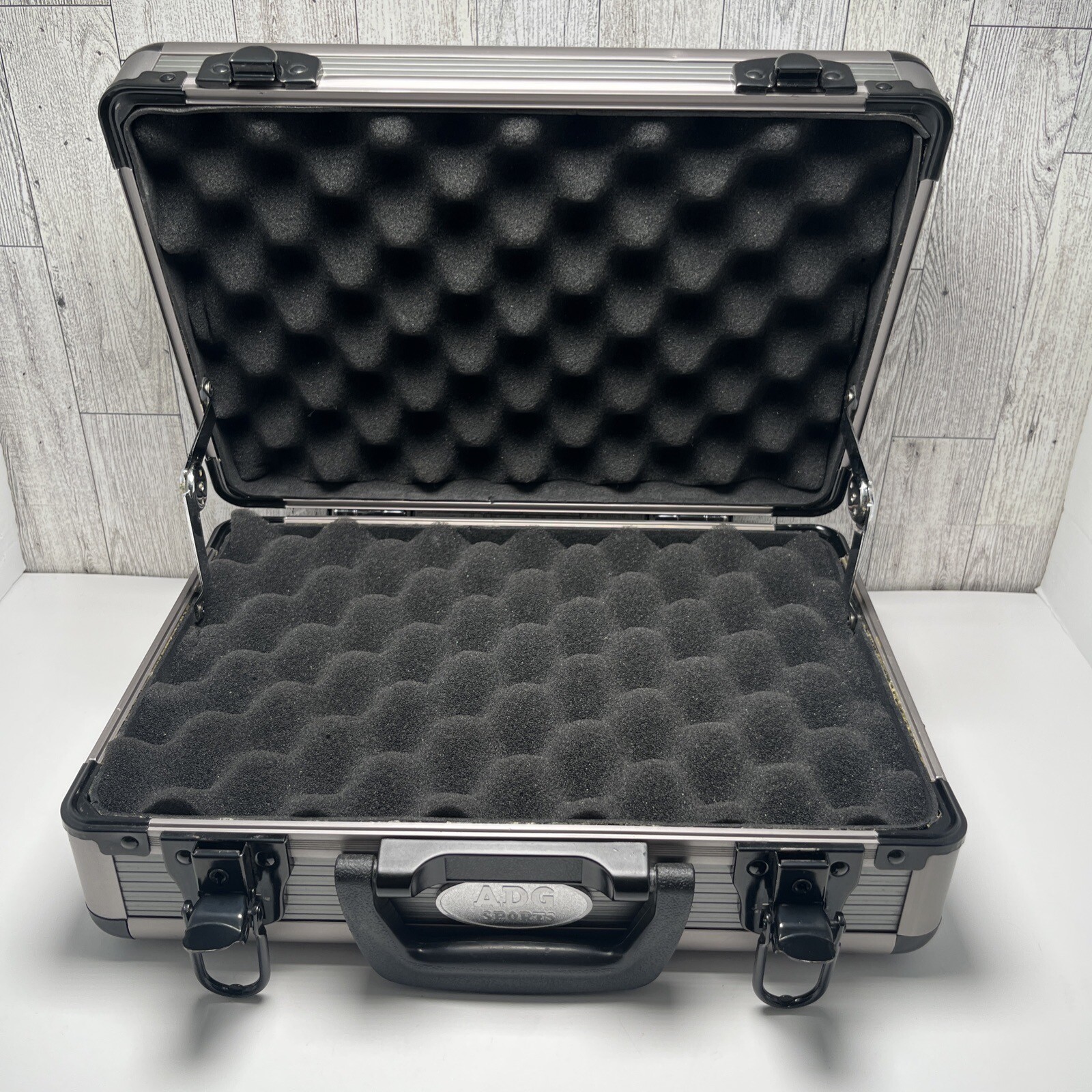 ADG Sports Portable Gun Revolver Pistol Hard Carrying Case 13x9x5 No Keys eBay