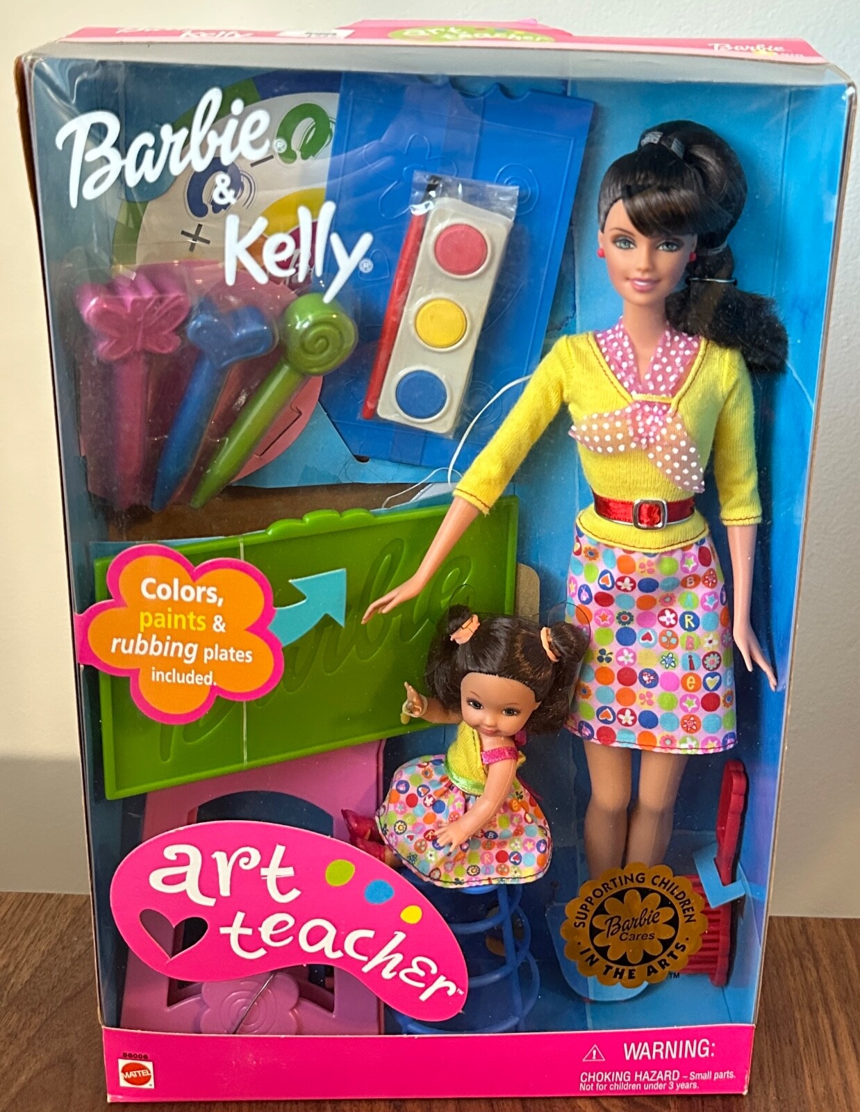 Barbie and Kelly Art Teacher Dolls 56006 New 2002 QQ