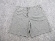 Eddie Bauer Shorts Mens Adult Extra Large Gray Logo Lounge Sweat 38x20