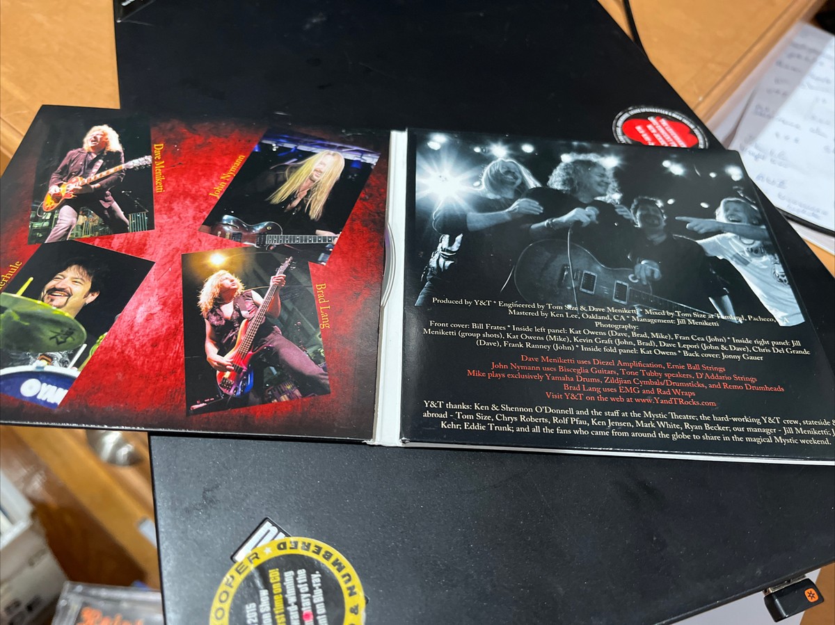 Y&T Live at the Mystic 2 CD Dave Meniketti Black Tiger