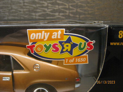 1/18 1968 AMC AMX IN GOLD-TOYS 'R US EXCLUSIVE COLOR--ERTL/AMER