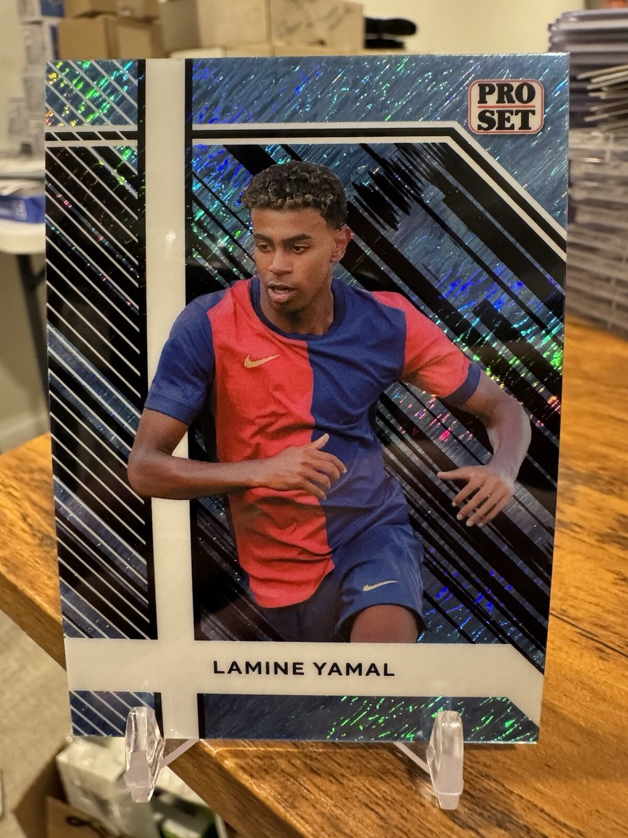 ヤマル M Lamine Yamal 2024 Leaf Promo Blue Shimmer Pro Set Barcelona
