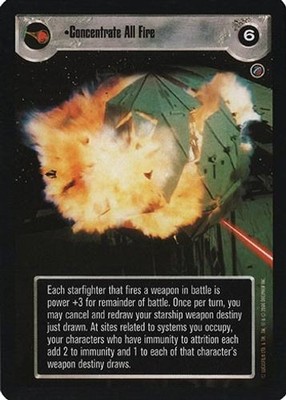 Concentrate All Fire - Death Star II - Star Wars CCG