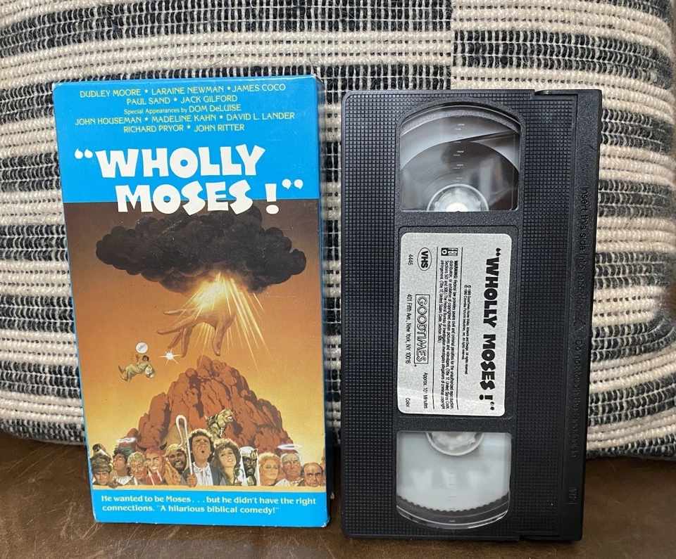 Wholly Moses VHS Tape Rare GoodTimes Video 1980, 1989 Richard Pryor Movie Comedy - Image 2 of 4