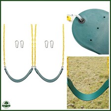 Heavy Duty Swing Seats 2PCS 66" Chains 250lb Capacity for Outdoor Fun