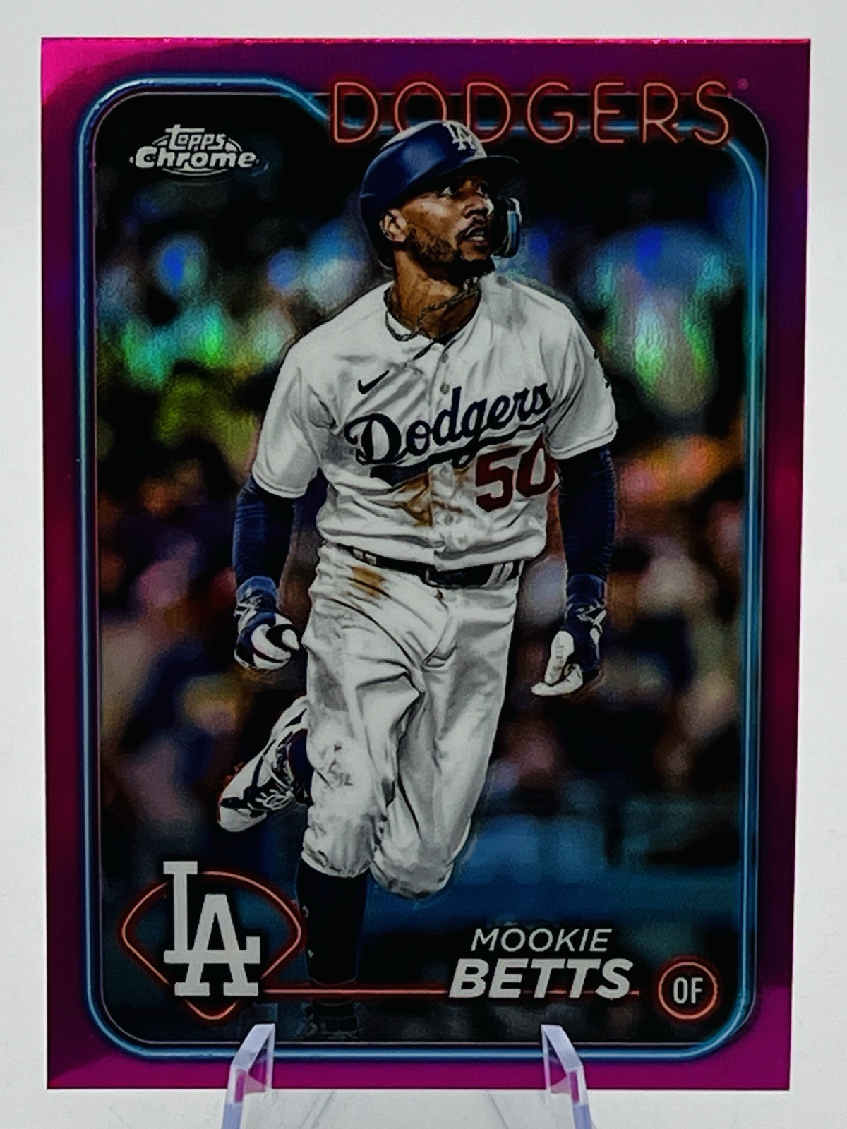 Mookie Betts Pink Refractor #296