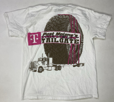 Posty Co Post Malone Big Ass Stadium Tour Graphic T-shirt Women Medium Music