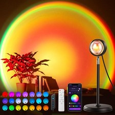 Sunset Lamp Projector,Multicolor Changing with USB Port,Switch Button and APP...