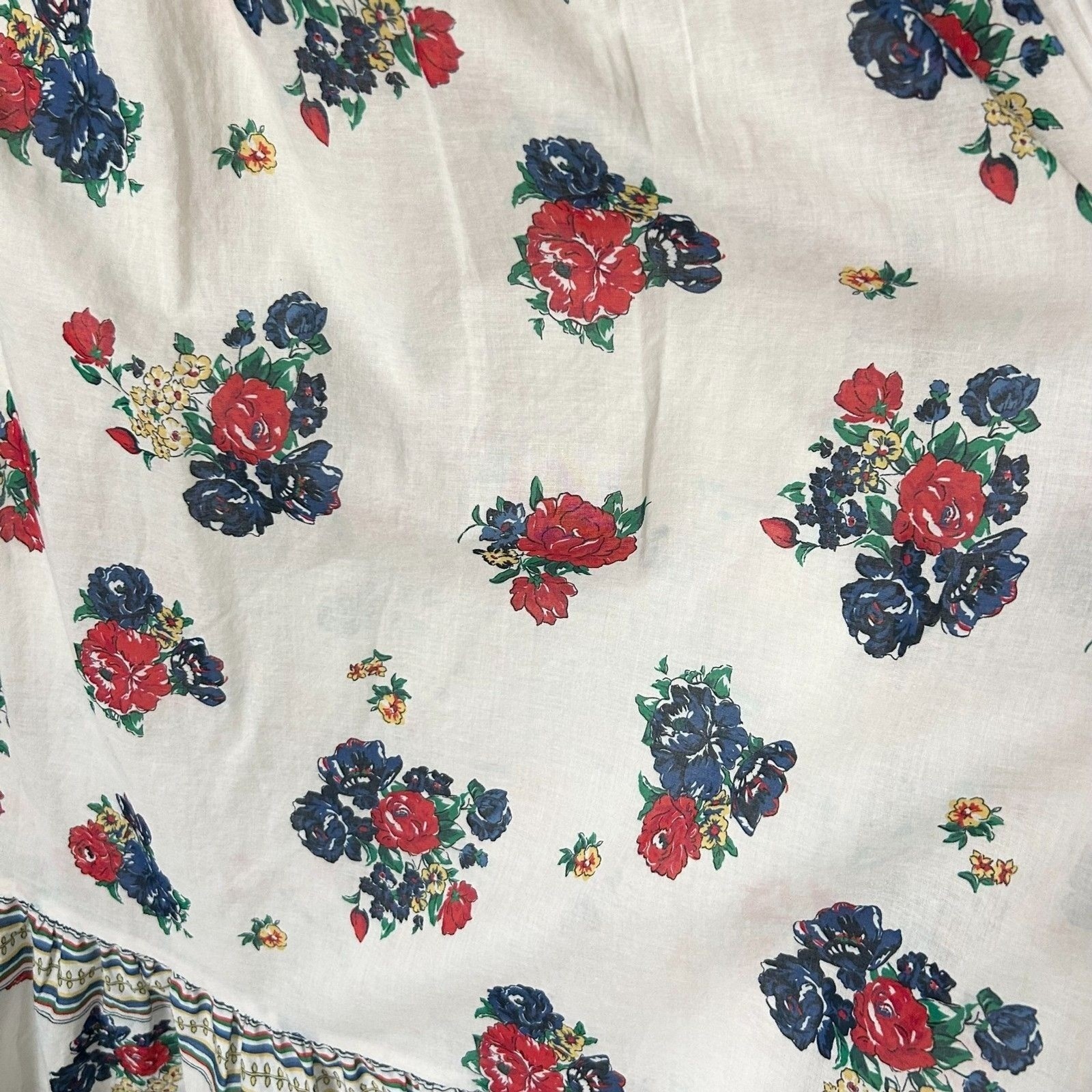 Tory Burch Meadow Folly Cotton Voile Midi Dress Size Small thumbnail 7