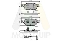 Bremsbelagsatz Scheibenbremse Motaquip LVXL1709 FüR Audi A8 D4 4H2 4H8 4HC 4HL