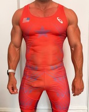 Wrestling Singlet - Spandex - M - Tight