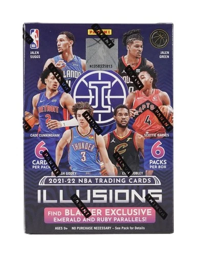 2021/22 PANINI ILLUSIONS BASKETBALL 6-PACK BLASTER BOX