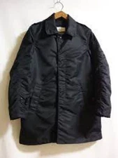 Buzz Rickson’s William Gibson Heavy Nylon Rain Coat Black Size L Japan Used