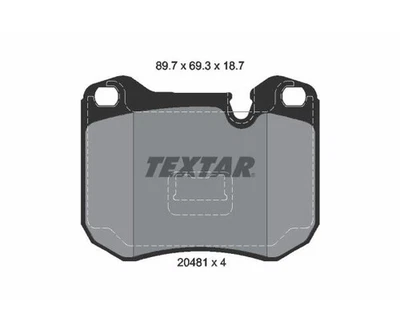 TEXTAR Bremsbeläge für PORSCHE 924 2.0 2.5 S + 928 4.5 + 944 2.5 / S 2.7 vorne - Bild 1 von 2