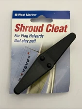 Barton Marine Shroud Cleat BA52110-1 West Marine With Screws And Backing Plate