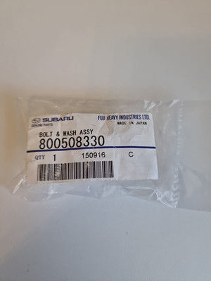 SUBARU LEGACY BL5 BL9 BP5 BP9 BOLT AND WASHER ASSEMBLY P/S 800508330